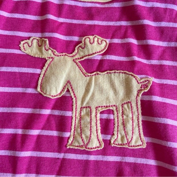 Lazy One Pink and Yellow Striped Baby Onesie - Picture 2 of 4